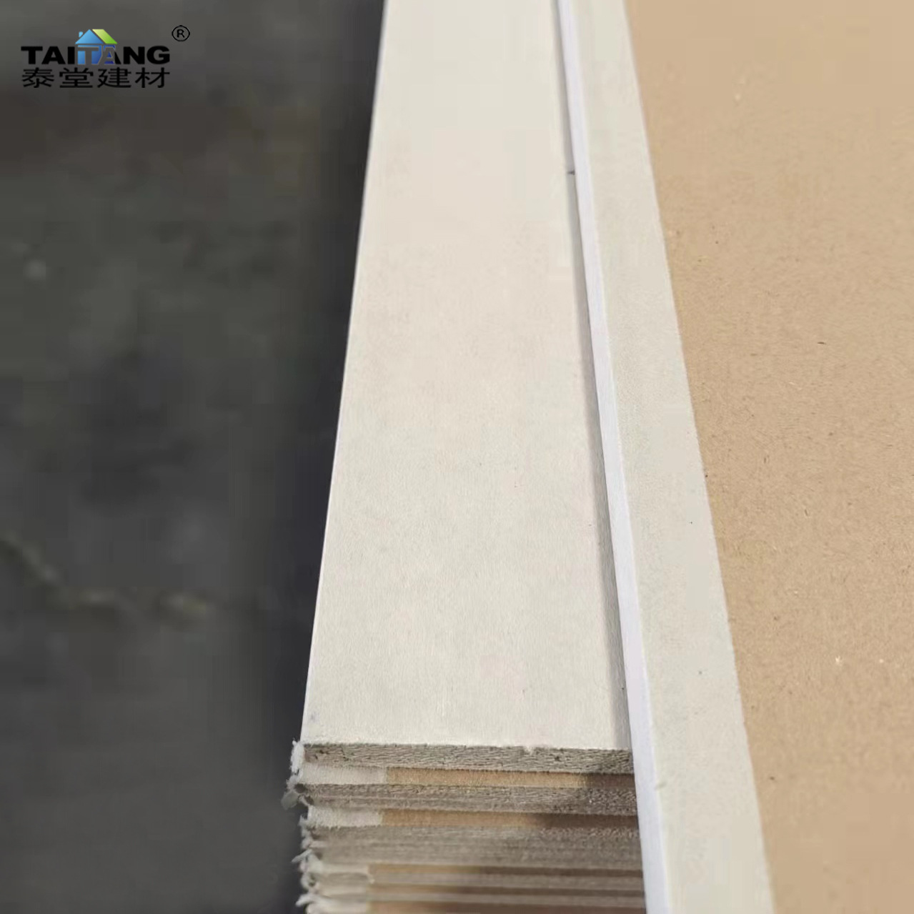 Gypsum drywal, impermeable, a prueba de humedad, resistente al fuego, mejoras para el hogar, placa de yeso, techo, tabique, material de decoración