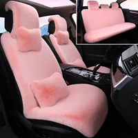 Фабрика оптовая зимняя плюшевая автомобильная подушка Кролик шерсть короткая плюшевая задняя цельнорядная подушка сиденья