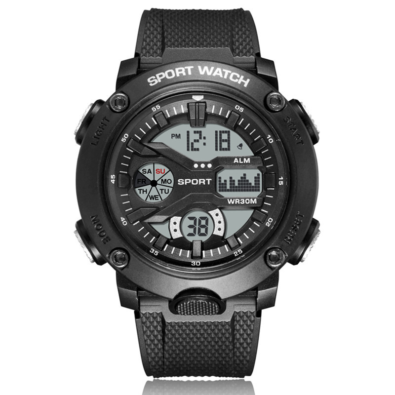 Nuevo reloj de los hombres deportes LED reloj electrónico hombre y mujer estudiante pareja luminosa simple reloj despertador reloj impermeable