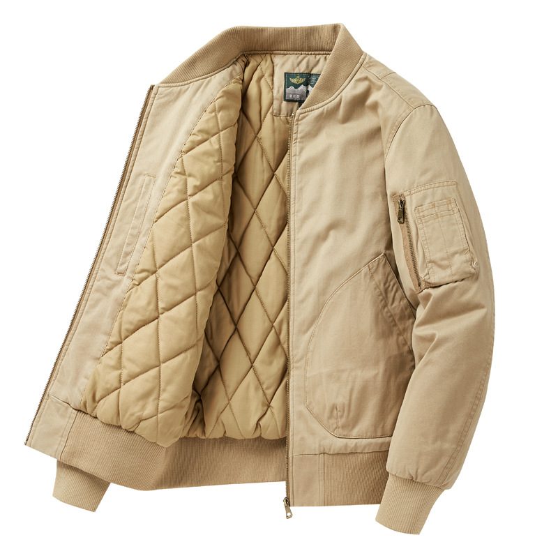 秋冬の新商品のメンズは厚い綿の服を厚くします。