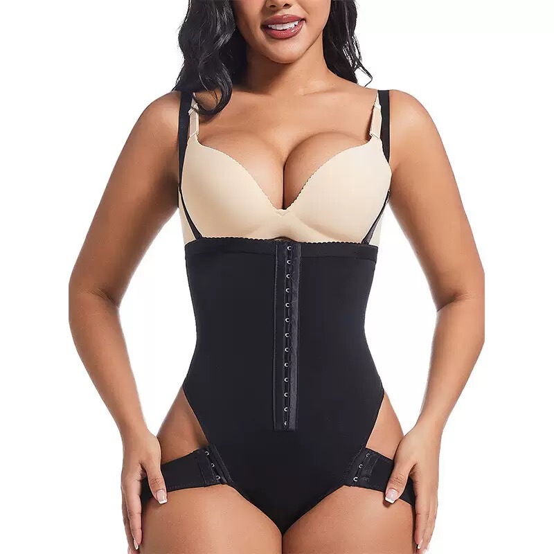 Cross-border high-waisted buttoned tummy control and butt-lifting shapewear pants, postpartum recovery waist cincher and butt-lifting thong, body shaping corset Cross-border high-waisted buttoned tummy control and butt-lifting shapewear pants, postpartum recovery waist cincher and butt-lifting thong, body shaping corset