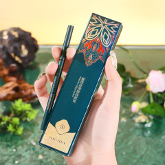 Fine-tip eyeliner gel pen, waterproof, quick-drying, non-smudged, dual-effect, long-lasting, anti-shake, smooth, domestically produced, affordable eyeliner