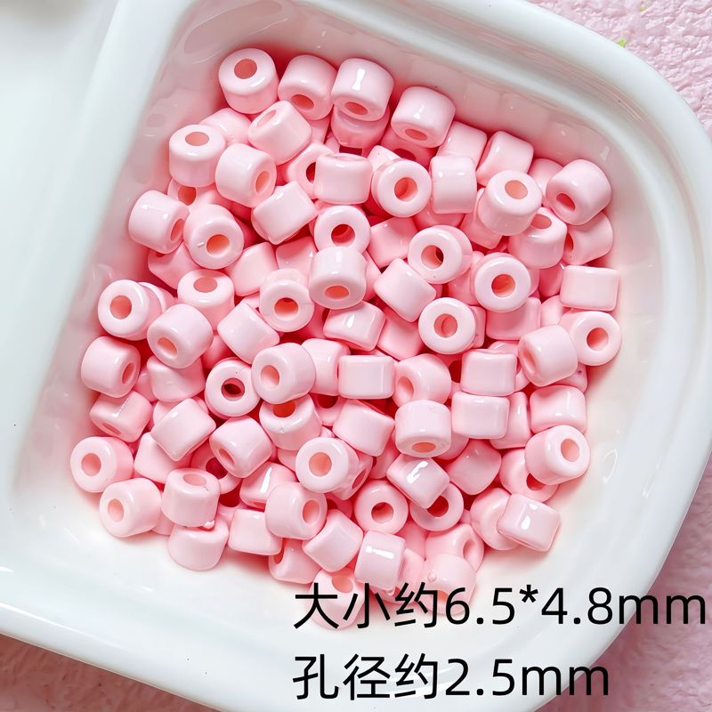 アクリルカラーペイントスルーホールバレルビーズ diy 携帯電話チェーンブレスレットネックレスビーズ素材ジュエリーアクセサリー|undefined
