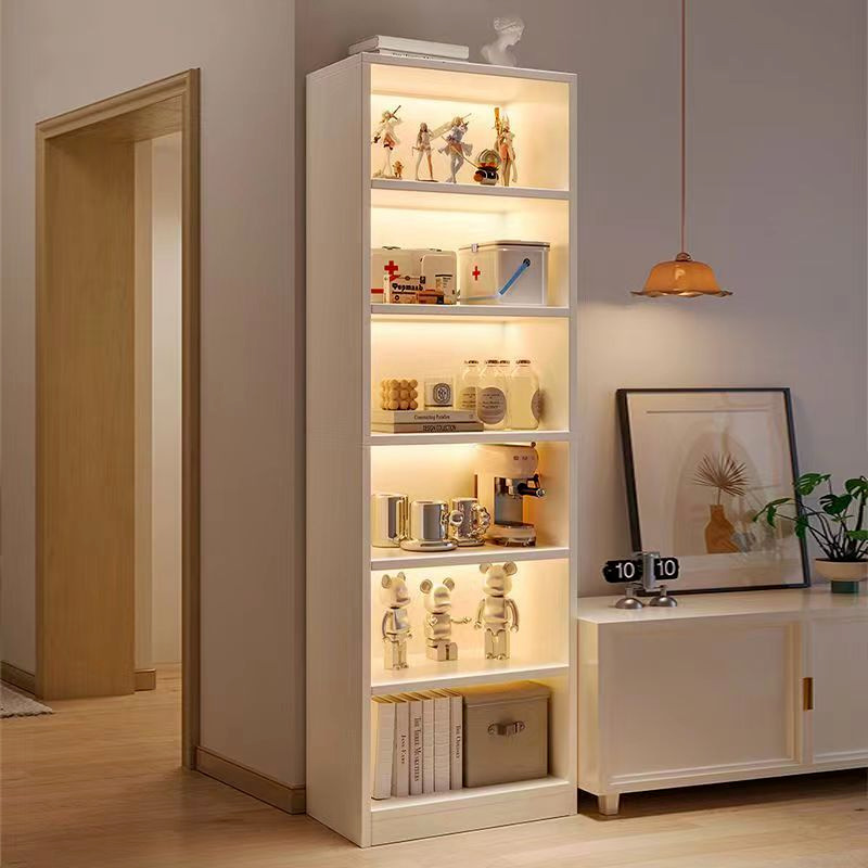 Bedroom Wall-Mounted Bay Window Storage Rack Cabinet Storage Cabinet Bookcase Bookshelf Simple Floor-Standing Multi-Layer Living Room Storage Rack