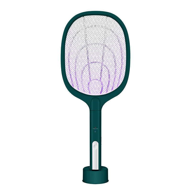 2022 New Electric Mosquito Swatter Home USB Charging Dual-Function Mosquito Lamp Electric Shock Mosquito Swatter Cross-Border Live Streaming Best Seller