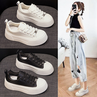 Soft-Soled White Shoes for Women 2025 New Popular Versatile Spring and Summer Mesh Shoes Breathable Thin Casual Sports Board Shoes
