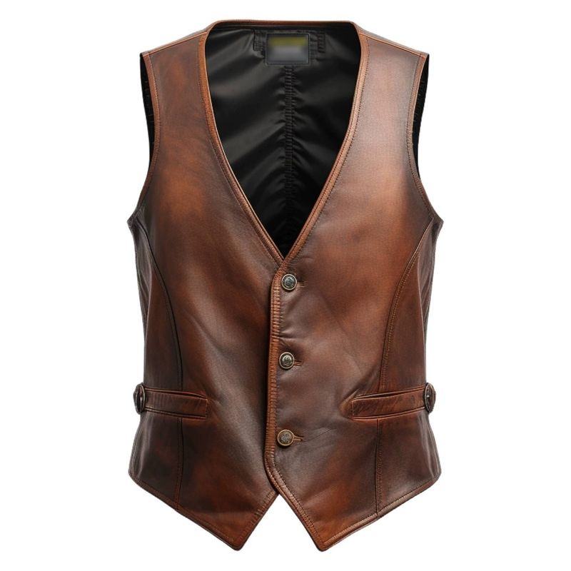 European and American retro leather vests for men, business suits, PU leather jackets, casual outerwear vests for cross-border trade, men's clothing European and American retro leather vests for men, business suits, PU leather jackets, casual outerwear vests for cross-border trade, men's clothing