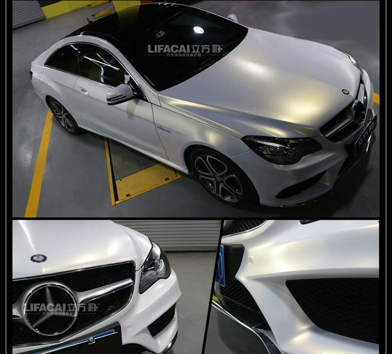 Car Color Changing Film White Film Sticker Pet Piano White Matte Glossy Crystal Carbon Fiber Full Body Interior