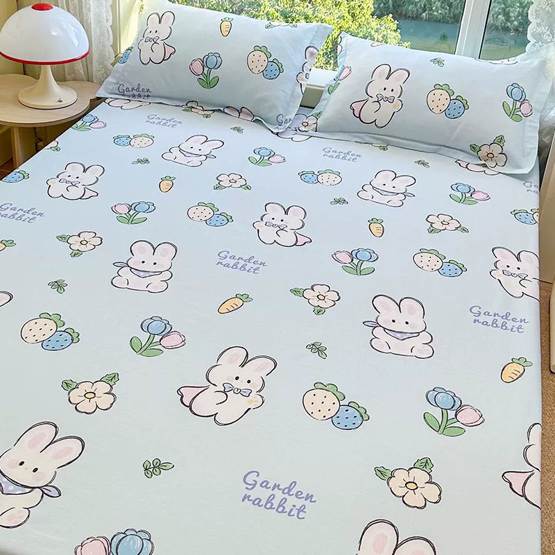 Детская простыня из хлопка с рисунком, 1,5 м