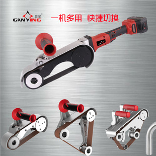 Lithium electric round tube polishing machine belt sander 620x40 belt sander wire drawing machine