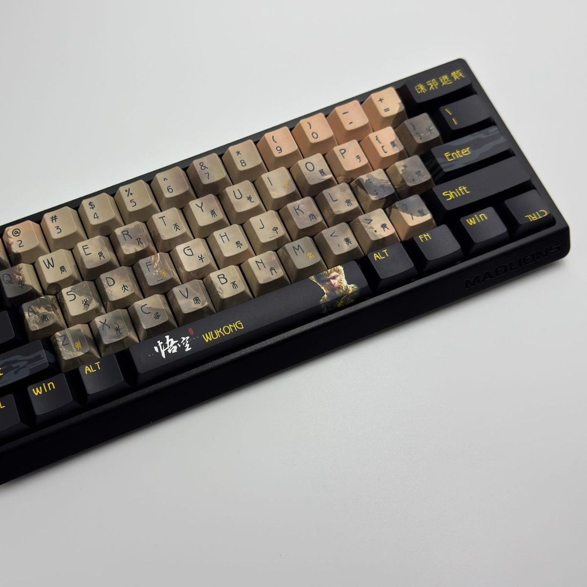 Wukong Original Original Keycap MDA Highly Personalized Customized PBT Thermal Sublimation Mechanical Keyboard Cap Texture
