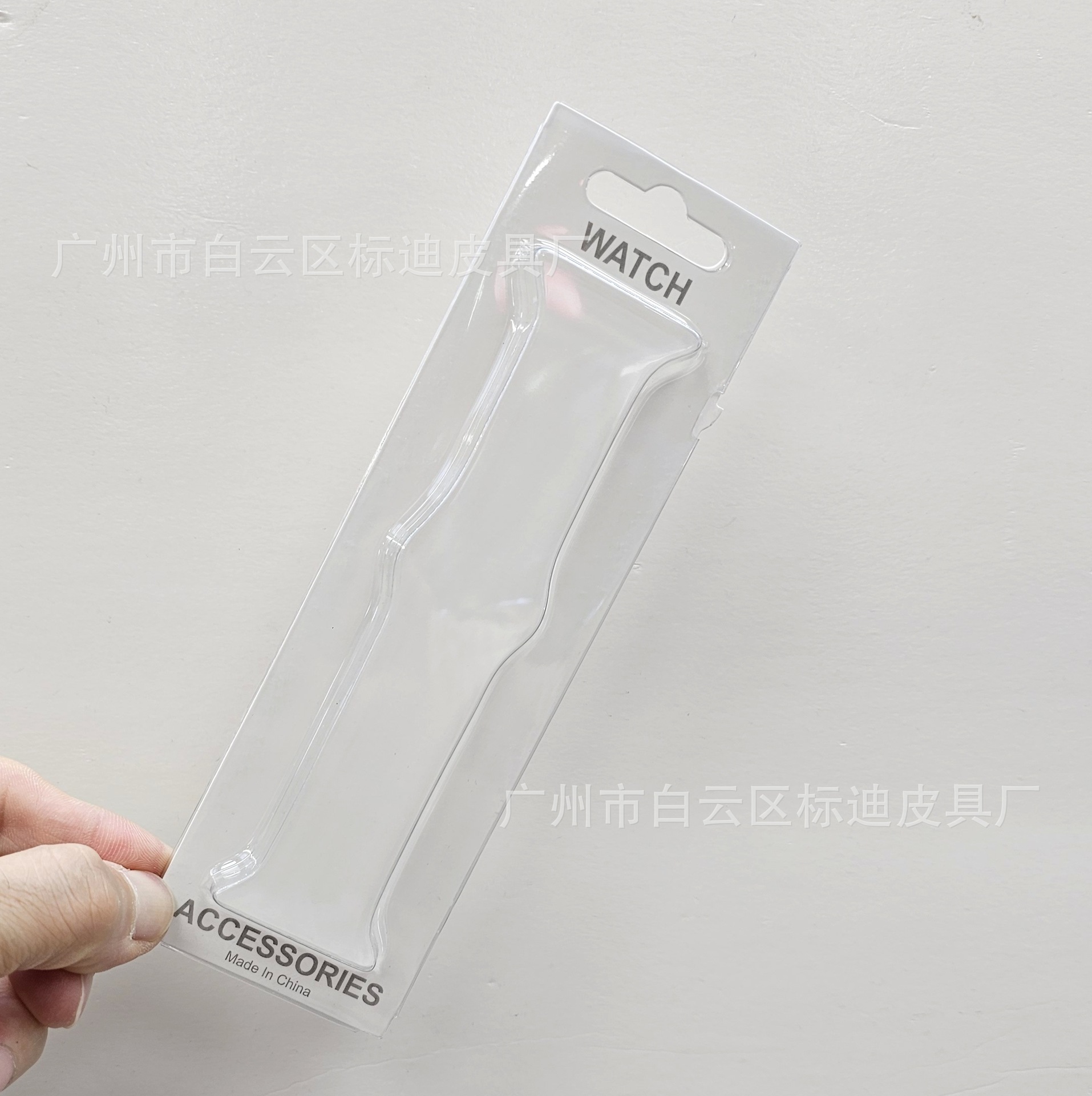 흰색 판지 허리 형 물집