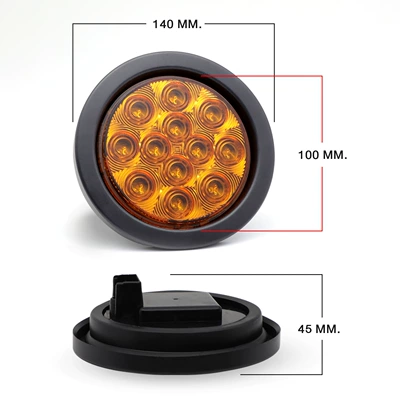 Tail light Tail Light Yellow Amber with
