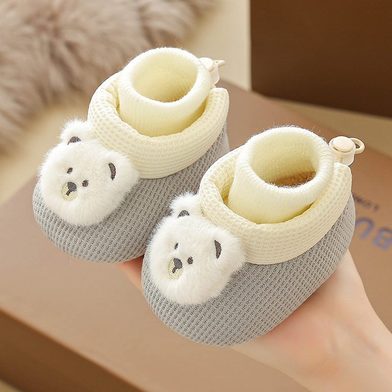 Newborn baby cotton shoes for autumn and winter new children's…