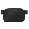 Nylon sports belt bag, waterproof chest bag with zipper, 2023, custom made