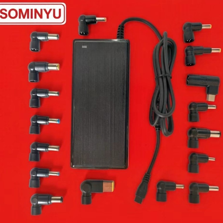 SOMINYU直销UKCA UL PSE CE认证笔记本65瓦 90瓦多功能电源适配器