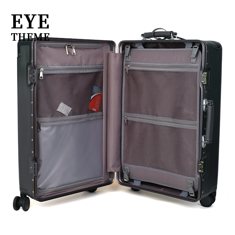 Maleta de ojos grandes bloqueo de cifrado bloqueo de aduanas maleta de embarque maleta de viaje maleta de tracción