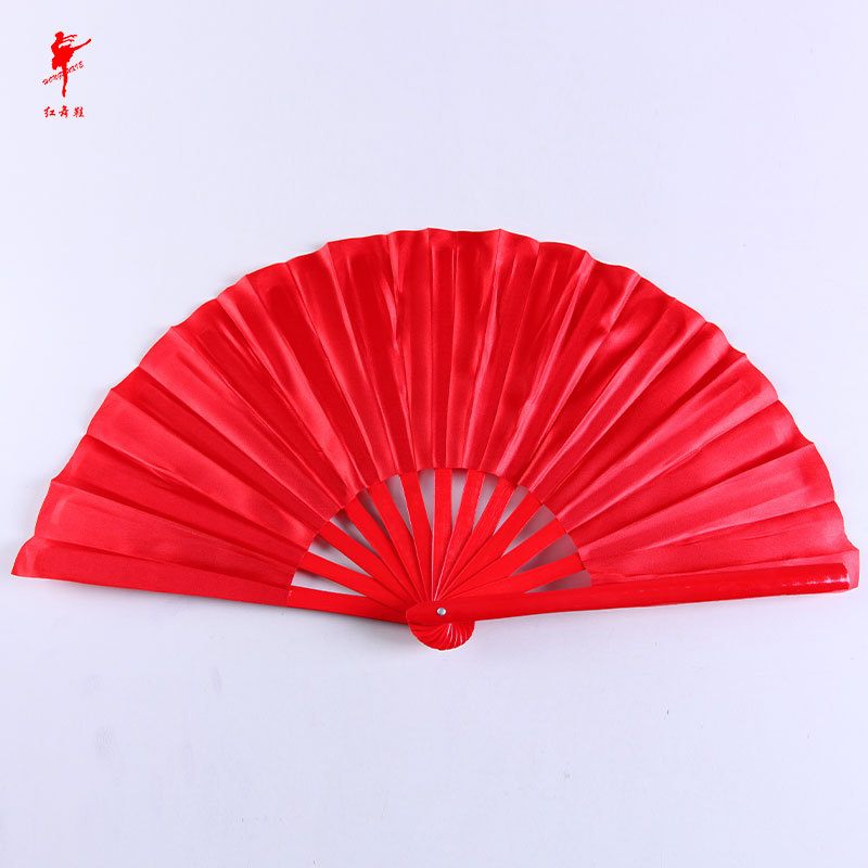 Red Shoes Dance Props Performance: 1-foot Red Dance Fan, Sounding Fan, Group Kung Fu Fan, Tai Chi Fan, Right Hand 9032