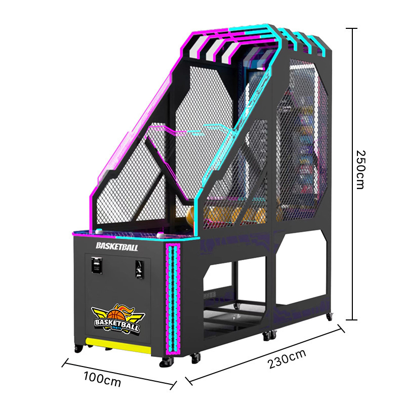 折り畳みバスケットボール機ゲーム機子供楽園バスケットボール機街頭バスケットボールゲーム機子供液晶シュート機|undefined