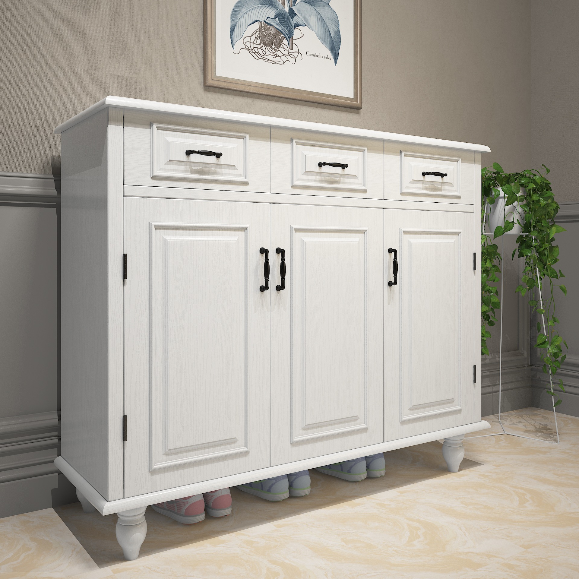 612 더블 오픈 더블 서랍 1.2 미터 길이 120*38*104cm