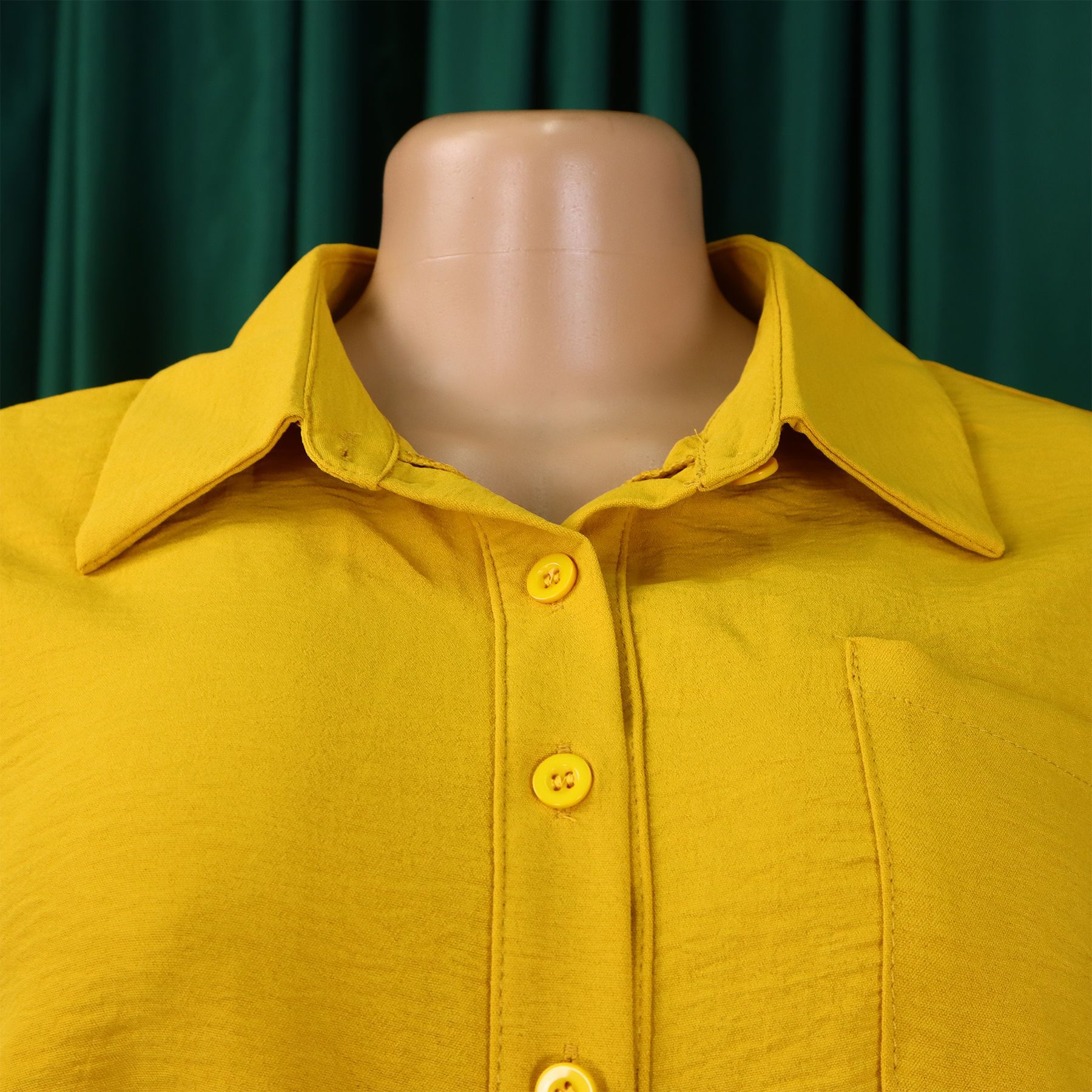 Women's Clothing summer new casual lapel short sleeved shirt shorts fashionable suit_mkmklike.com