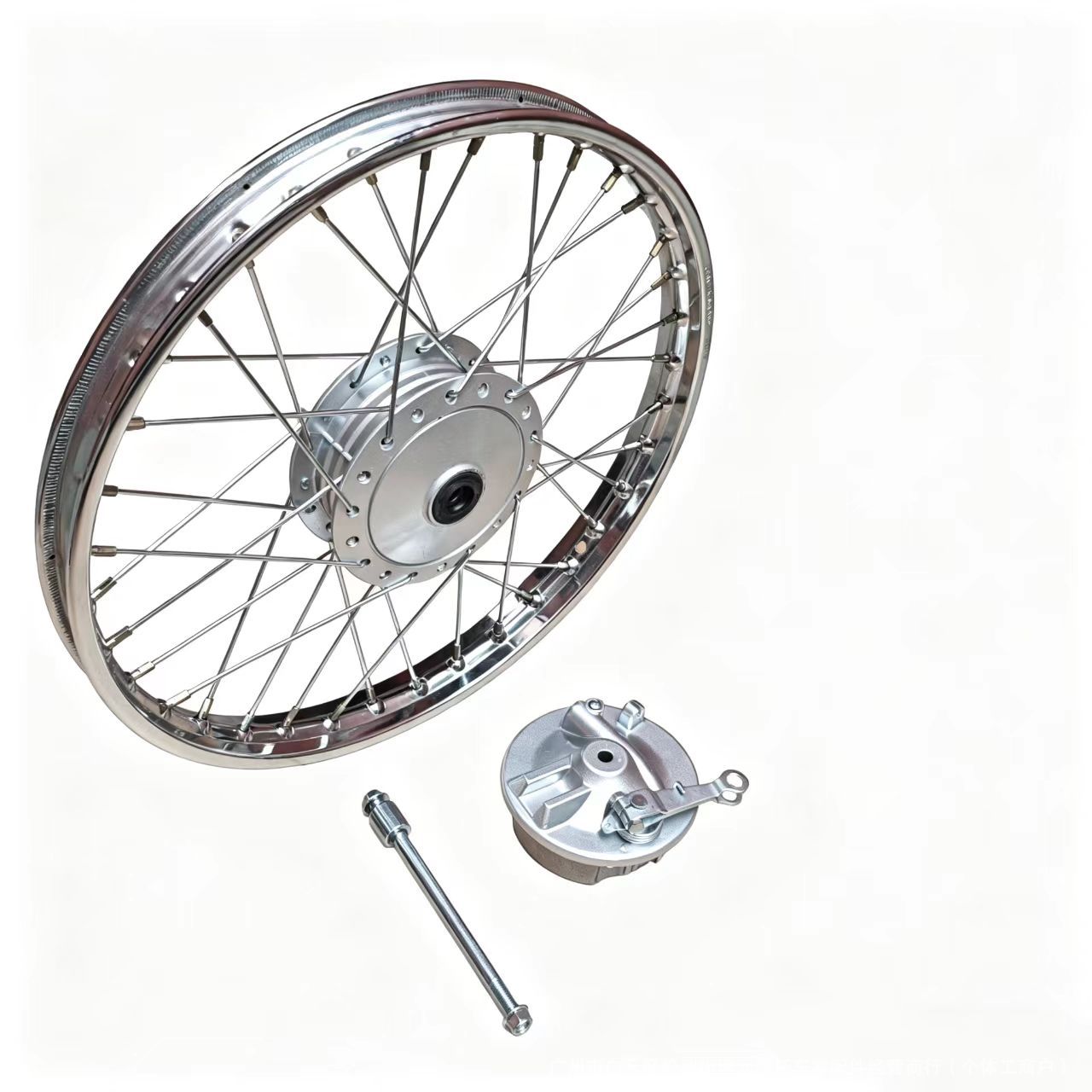 Motorcycle drum core wheel hub, Little Prince 80 wheel hub, Brazilian Titanv Honda mesh wheel front and rear rim assembly