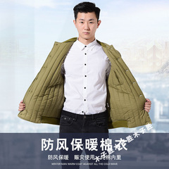 旧式の綿服の男性は綿の花のタイプの綿入れの冷凍庫の仕事の綿服を厚くして防寒して炭鉱の井下の労働保護の綿服を保温します。