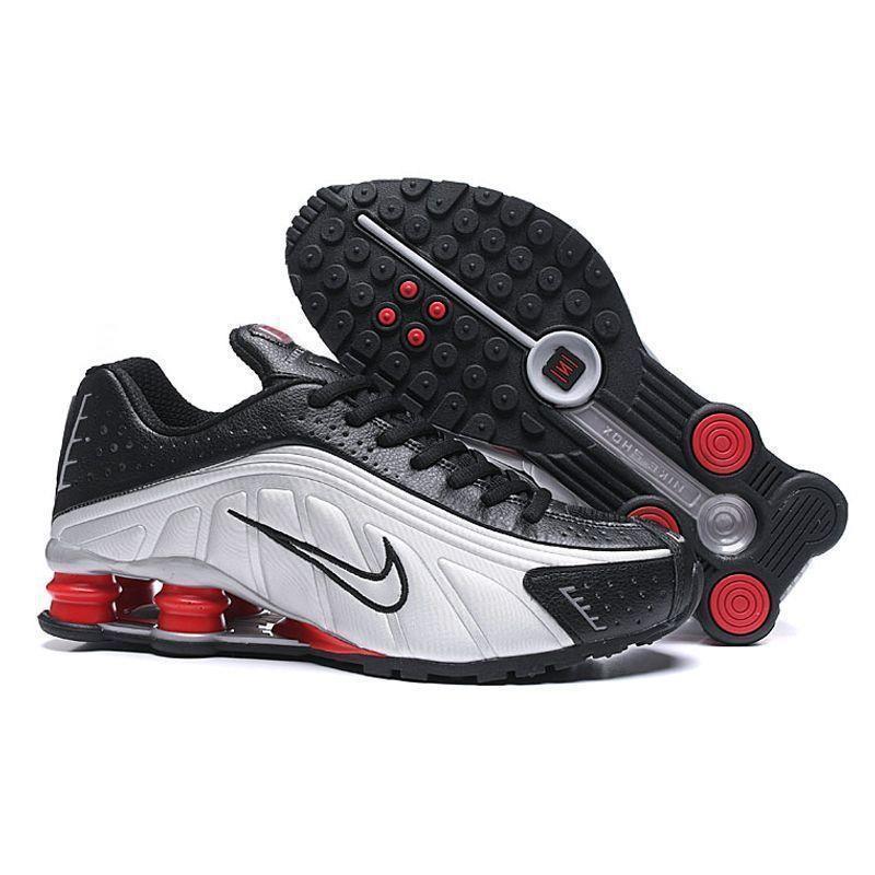 Putian's New Shox Air Column R4 Men's Spring Cushioning Running Shoes Casual Breathable Large Size Sports Shoes