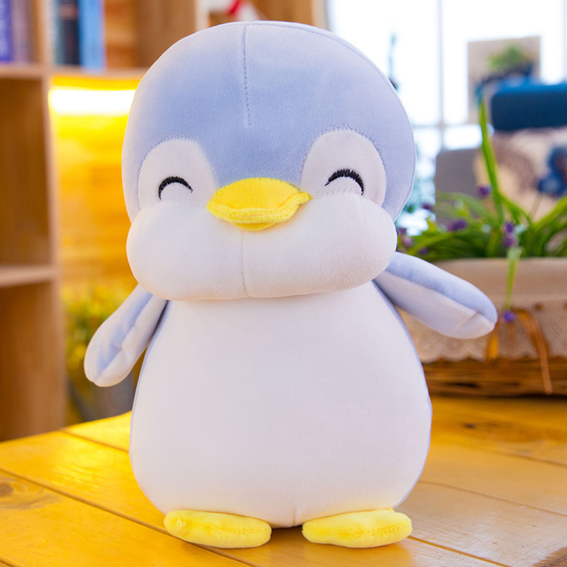 Peluche de Pingüino Gordo y Suave de 18-50 cm, Muñeco de Peluche de Animal de Dibujos Animados