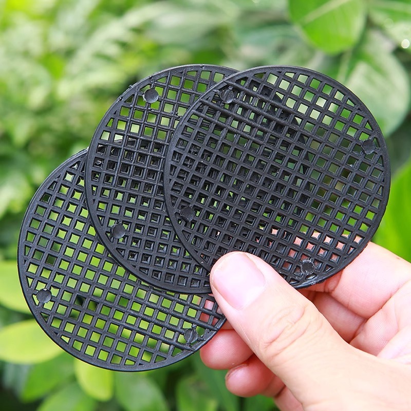 植木鉢ネットパッド、多肉植物ポットパッド、底穴パッド、漏れ防止グリッドパッド、植木鉢パッド|undefined