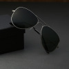 Sunglasses suitable for men and women, fashionable street metal glasses, wholesale, 2022 collection