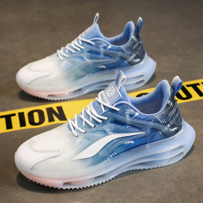 Zapatos de hombre de éxito en línea 2025 nuevos zapatos deportivos juveniles de otoño para correr casuales aumentados con suela gruesa zapatos de moda