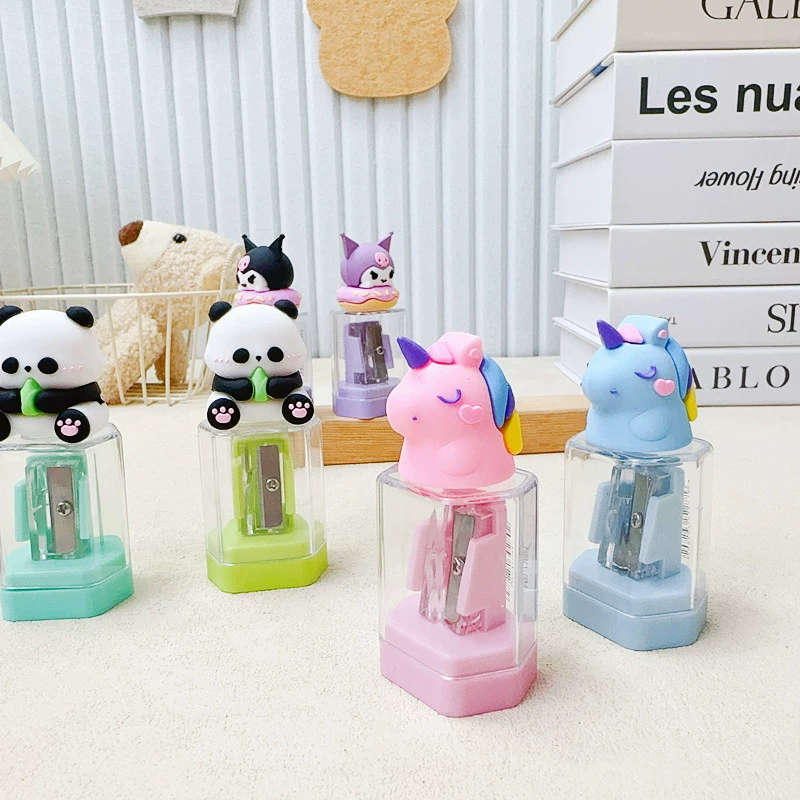 Картонный/мультяшный милый маленький ручной точилка Sharpener