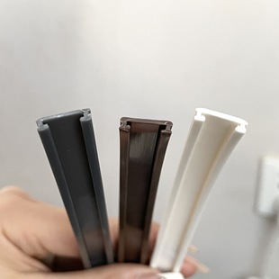 Professional supply magnetic screen window accessories PE card slot invisible window screen sealing strip pe extrusion plastic strip