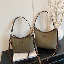 跨境腋下包包女式2025新款秋冬时尚简约单肩包潮通勤斜挎包大容量