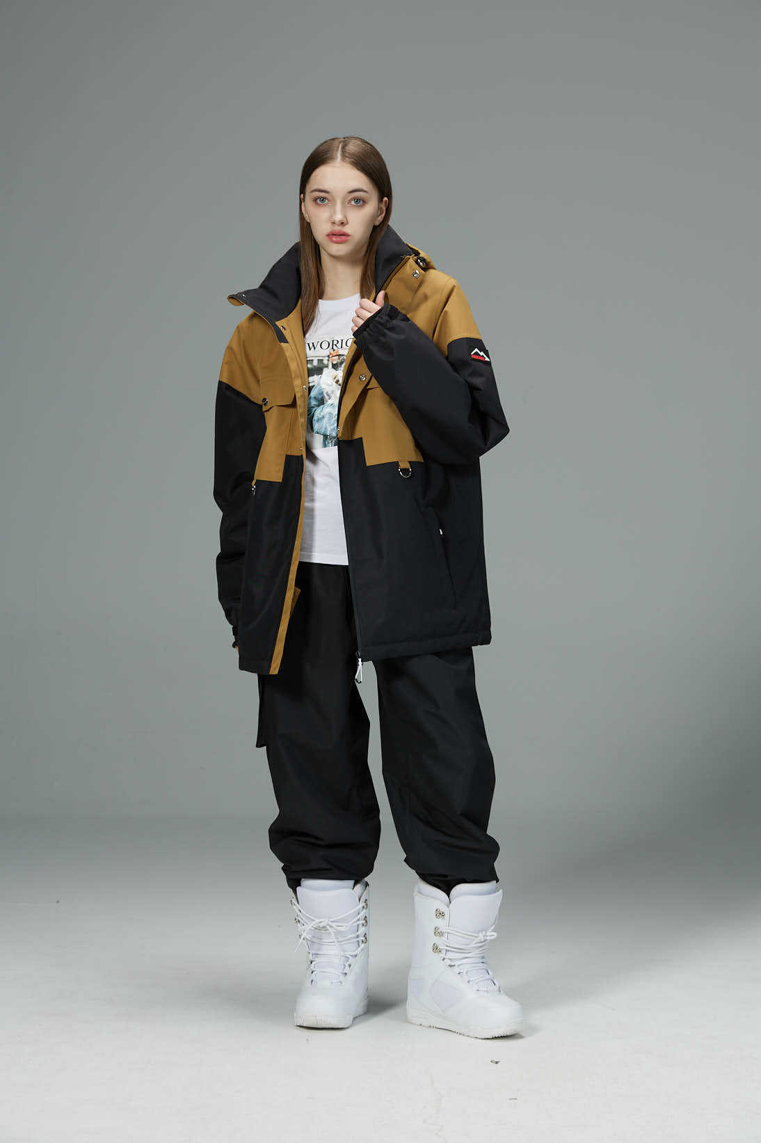 Dames snowboard dubbel board bergbeklimmen outdoor skiën winddicht waterdicht warm_voghion.com