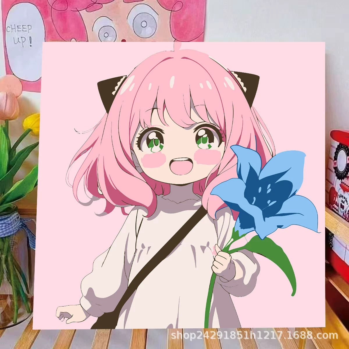 Популярные персонажи мультфильмов diy заполнение детских hand-painted мультфильм анимация простая граффити раскраска цифровая масляная живопись декор