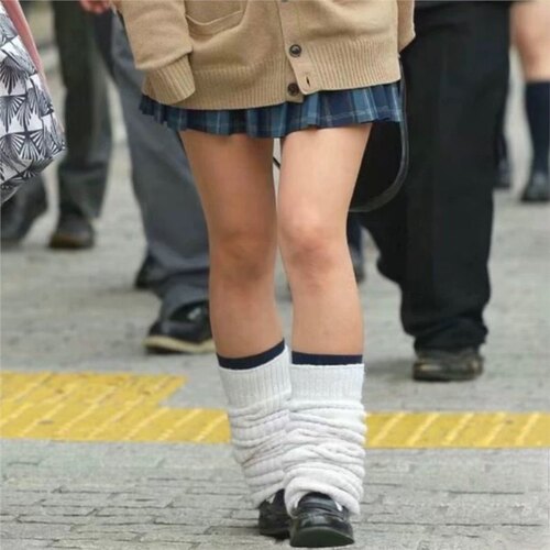 Large Elephant Socks Cross-border Socks White Socks Loosesocks Knitted Bubbles JK Japanese Socks Foreign Trade Stacked Socks Leggings