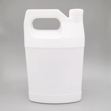 3.8L塑料扁壶 液体化工清洁剂手提1加仑塑料瓶分装保险盖量大优惠