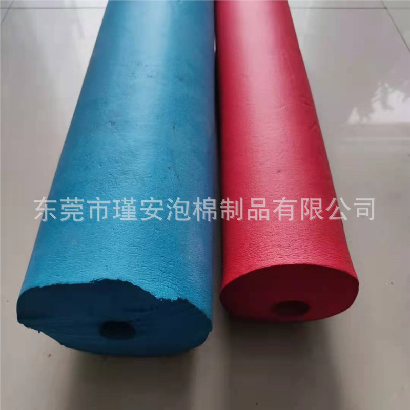 东莞批发 健身运动器材大泡棉护套可定尺寸造型大尺寸橡塑NBR管