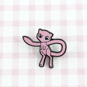 Pink Elf Brooch Cartoon Anime Peripheral Pokemon Pink Cute Badge Accessories