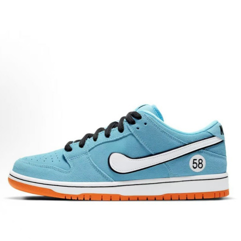 Pure original DUNK zapatos de skate de altura baja, parte superior de cuero suave multifuncional, amortiguación ligera, zapatos de baloncesto retro de moda