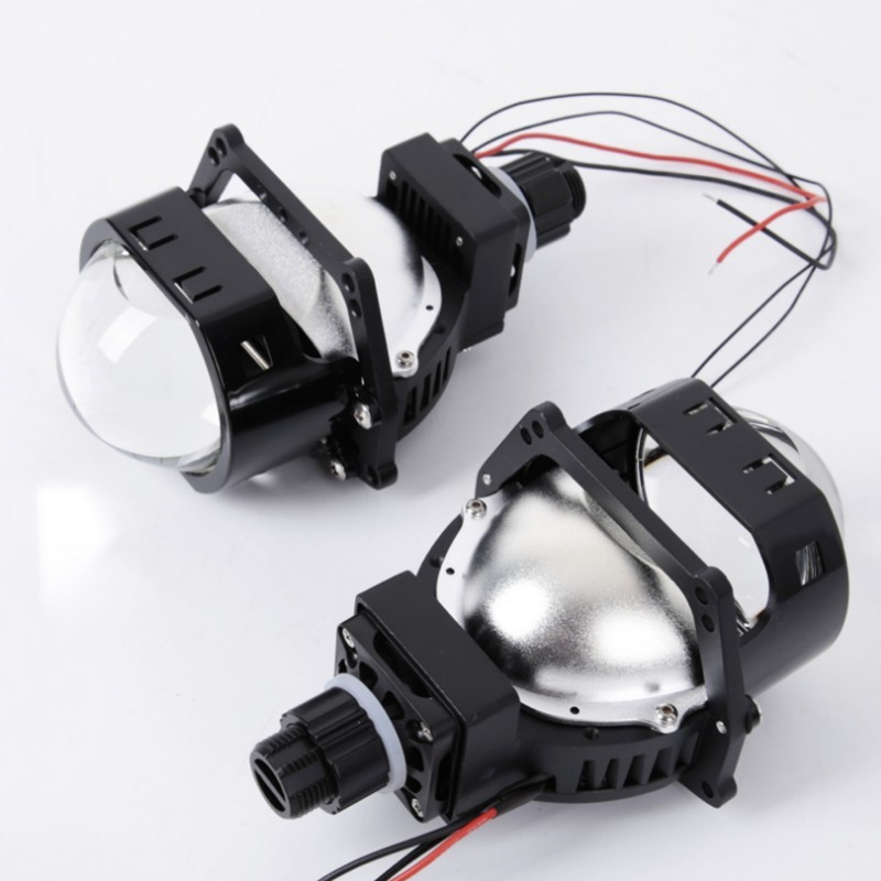 Lente de doble luz LED cuadrada sin pérdida del faro de doble copa de lámpara iluminación frontal cercana