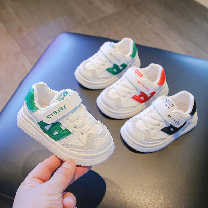 Estilo coreano de los muchachos nuevas zapatillas de deporte pequeñas zapatillas de deporte de primavera y otoño para niños zapatos de bebé niñas zapatillas de deporte casuales zapatos de bebé niño