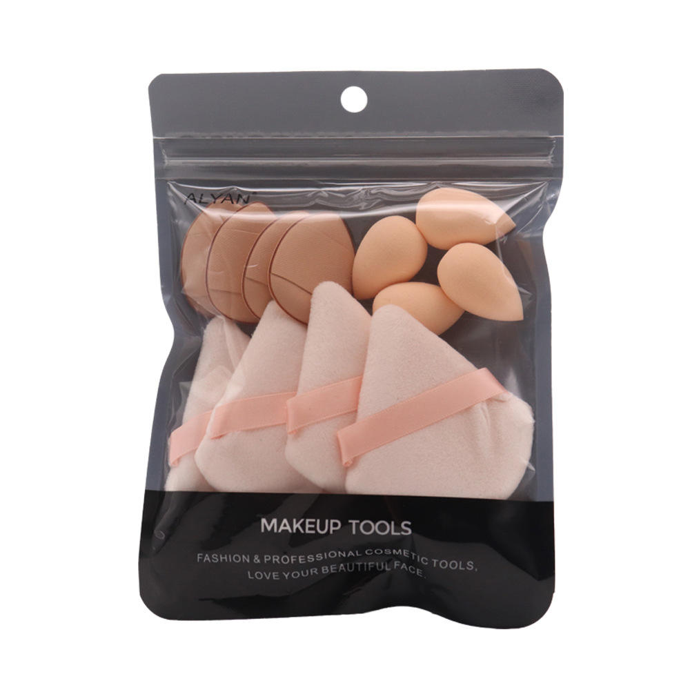 143g Weight Makeup Puff Makeup Tools Types 1 Set Quantity Sponge Material Solid Color Pattern Simple Style Style Simple Style Solid Color Sponge Makeup Puff 1 Set 3