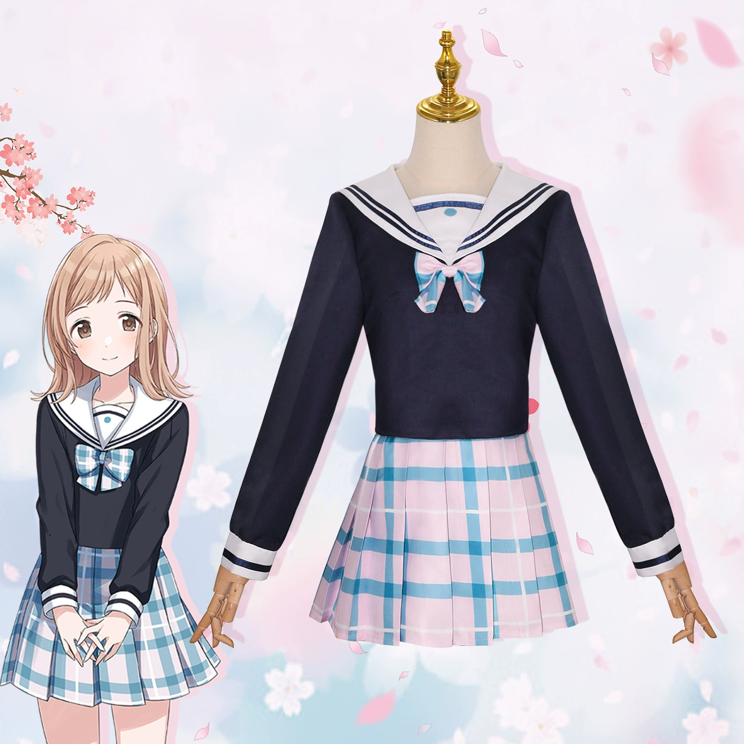  idol Master COS сияющий цвет косплей Санфэн Цзе Хуа Китa Истинная Сакураки Най Фэнье Световая сцена выступления услуги