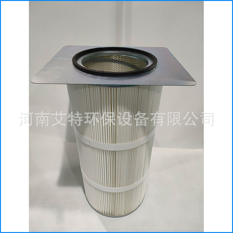 艾特滤筒 清扫车方形卡盘除尘滤筒 聚酯纤维材质 过滤精度高