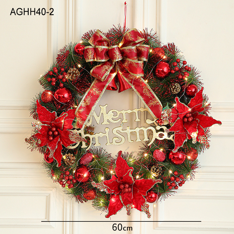 Nueva guirnalda de Navidad cifrada, guirnalda luminosa, ventana, puerta, pared, decoración, decoración, decoración, decoración, decoración