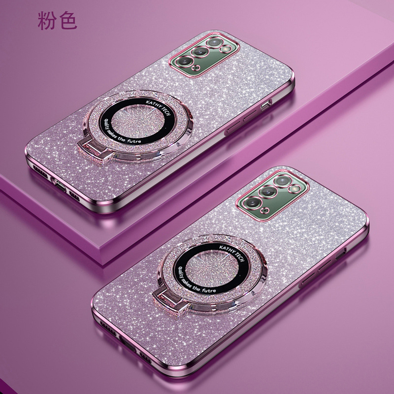 Samsung Note20 gradient glitter phone case high-end fashion Galaxynote20Ultra new female