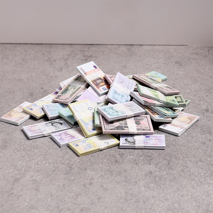 Conjunto de notas em miniatura brinquedo para festas_voghion.com